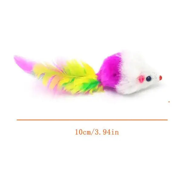 Funny Plush Cat Toy Simulation Mouse Automatic Chirping Interactive Mice Cat Toy Bite Resistance Relieve Boredom Kitten Supplies